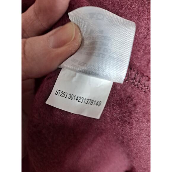 Sport-Tek Men's Maroon Bucks Quarter-Zip Pullover High Neck Sweatshirt Size L - Picture 7 of 8